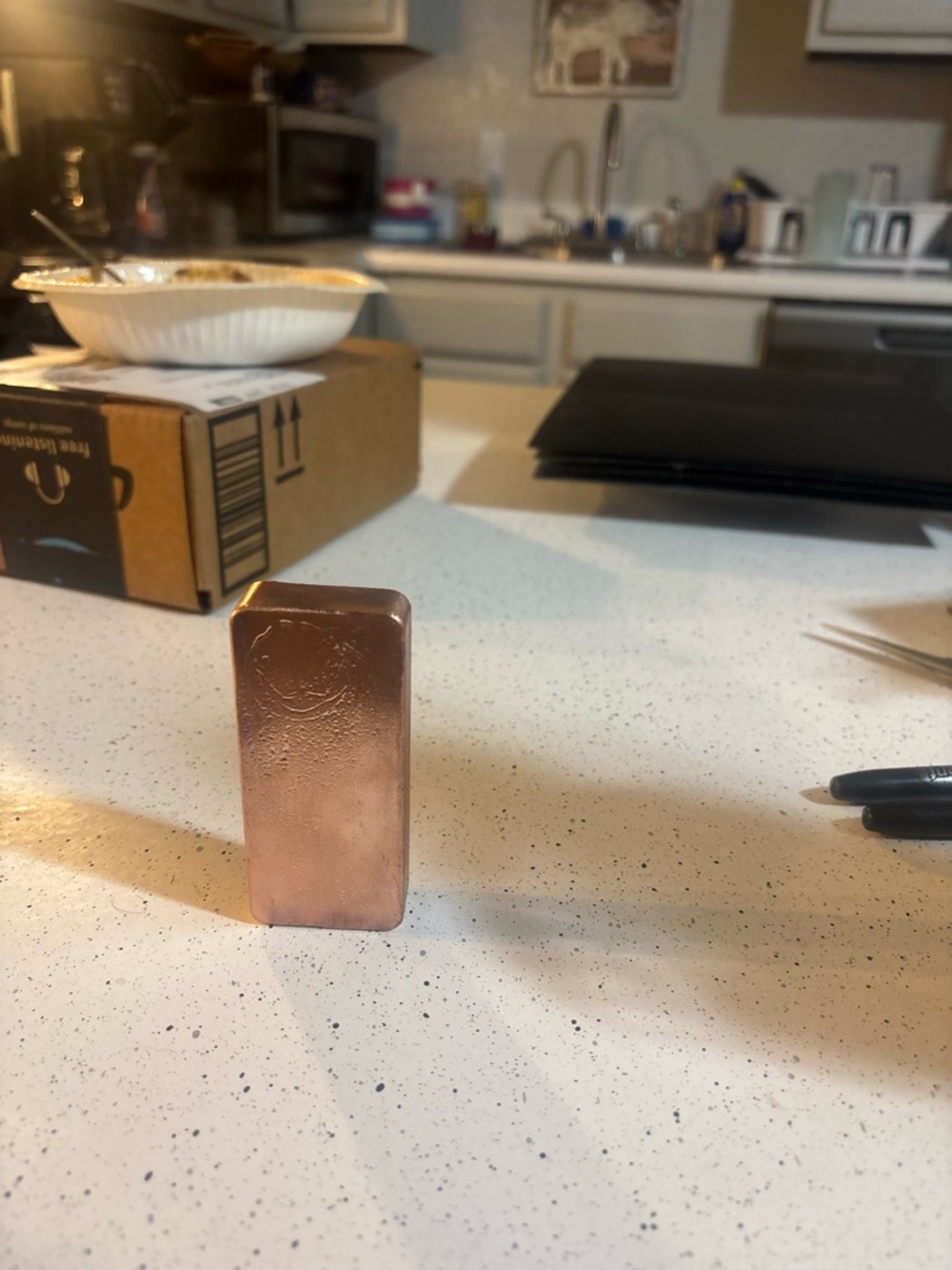 Copper boullion bar/ingot (1lb)